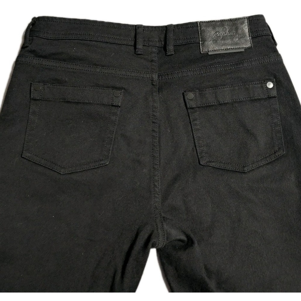 Rapha Womens Cycling‎ Jeans W30 L29 Black Stretch Commuter Reflective Cuff - Picture 8 of 10